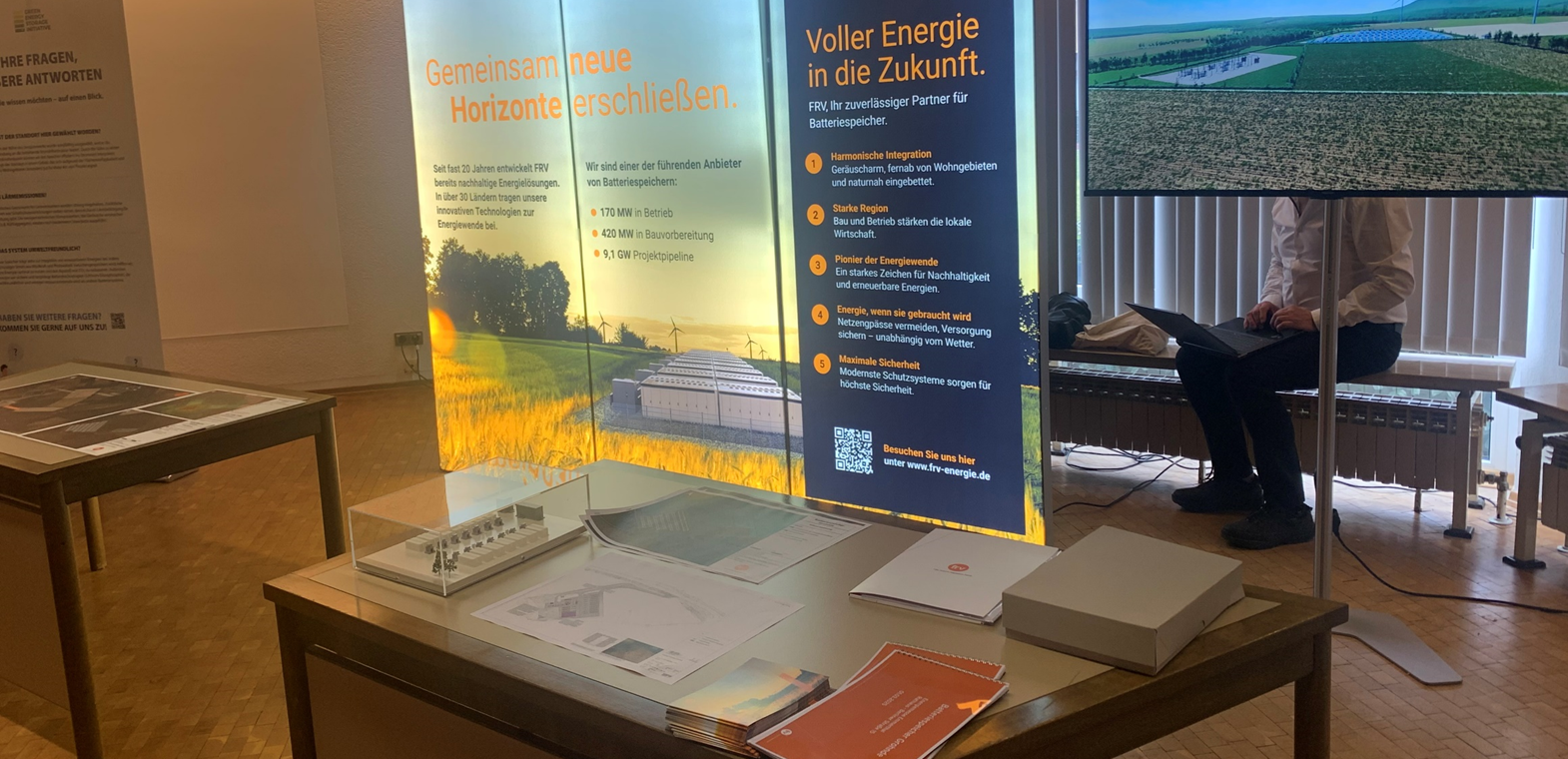 FRV Deutschland stellt geplanten Energiespeicher vor